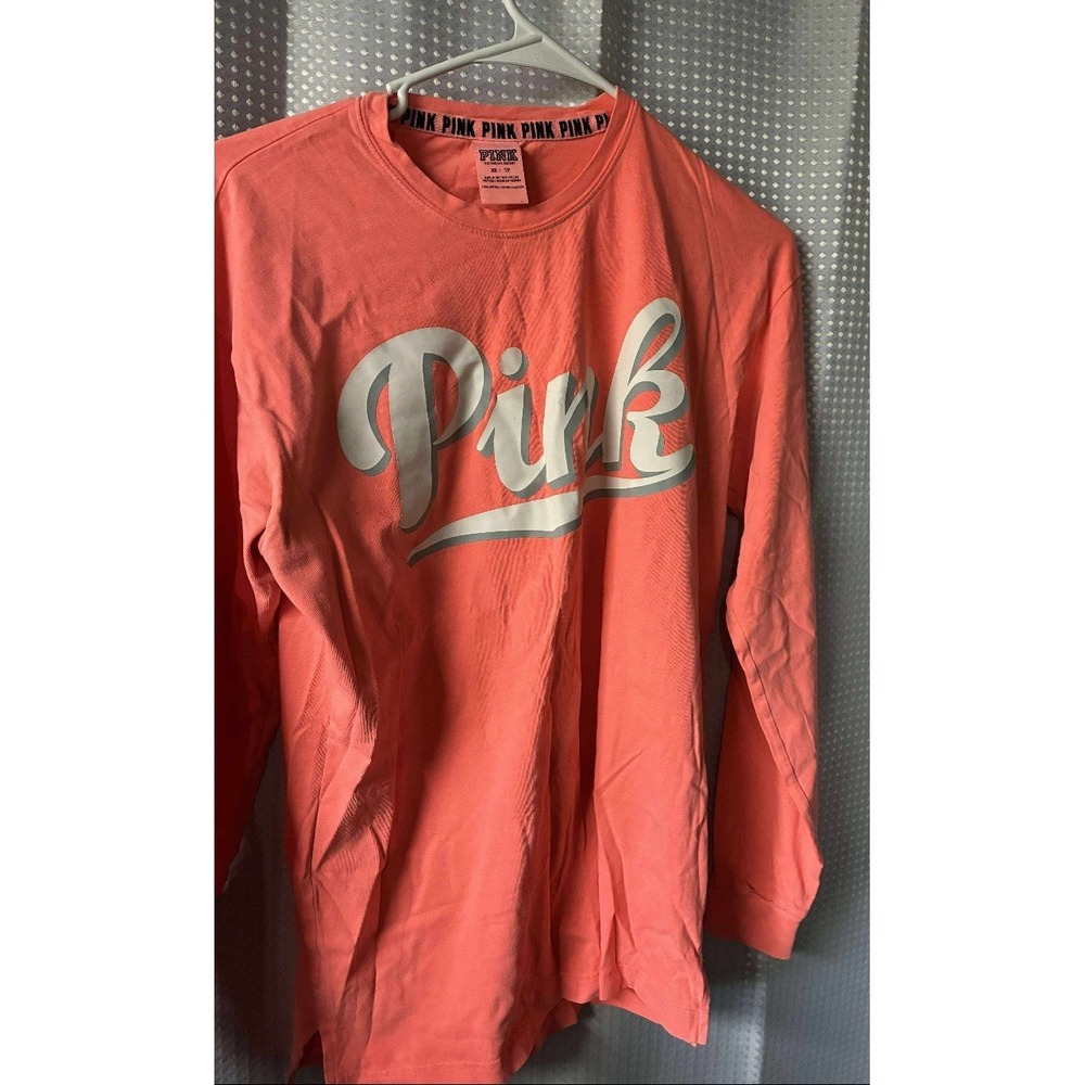 VICTORIA SECRET PINK LONG SLEEVE SHIRT XS Excellent